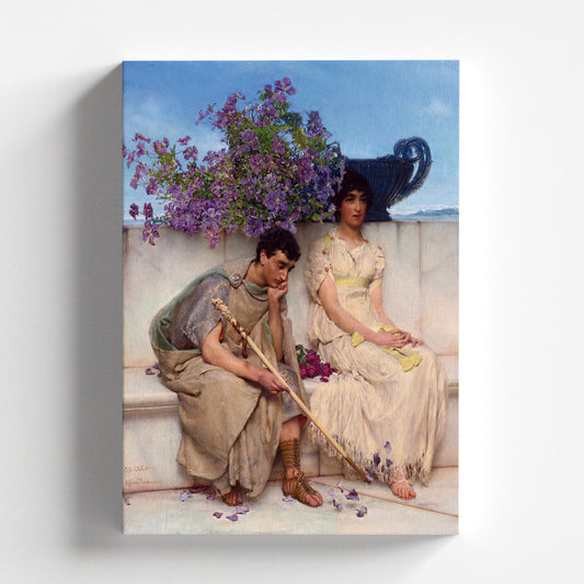 An Eloquent Silence by Lawrence Alma-Tadema 1890 | Classical Art Print (D0271)