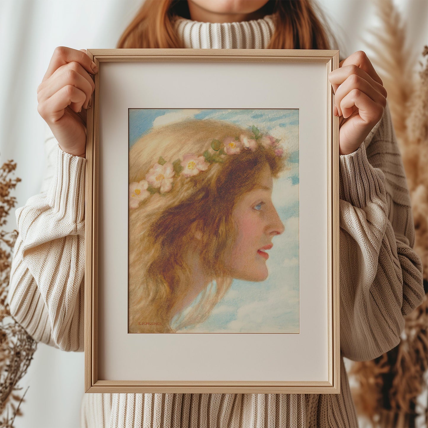 Day by Edward Robert Hughes 1900 | Pre-Raphaelite Art Print (B4932)