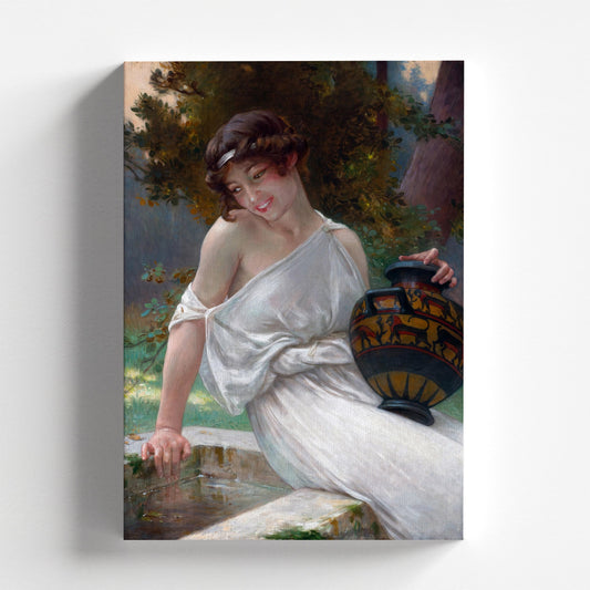 A la Fontaine by Guillaume Seignac | Academic Art Print (D0345)