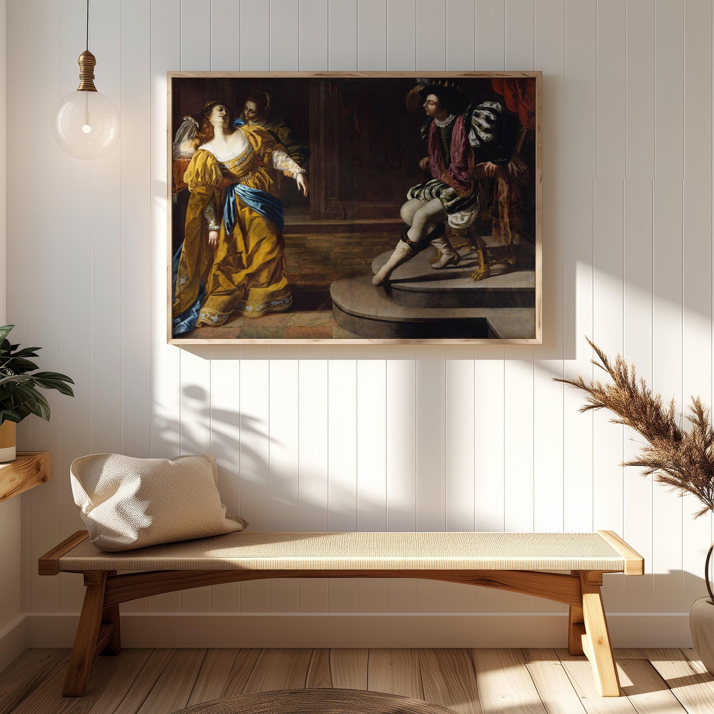 Esther before Ahasuerus by Artemisia Gentileschi | Baroque Art Print (D0294)