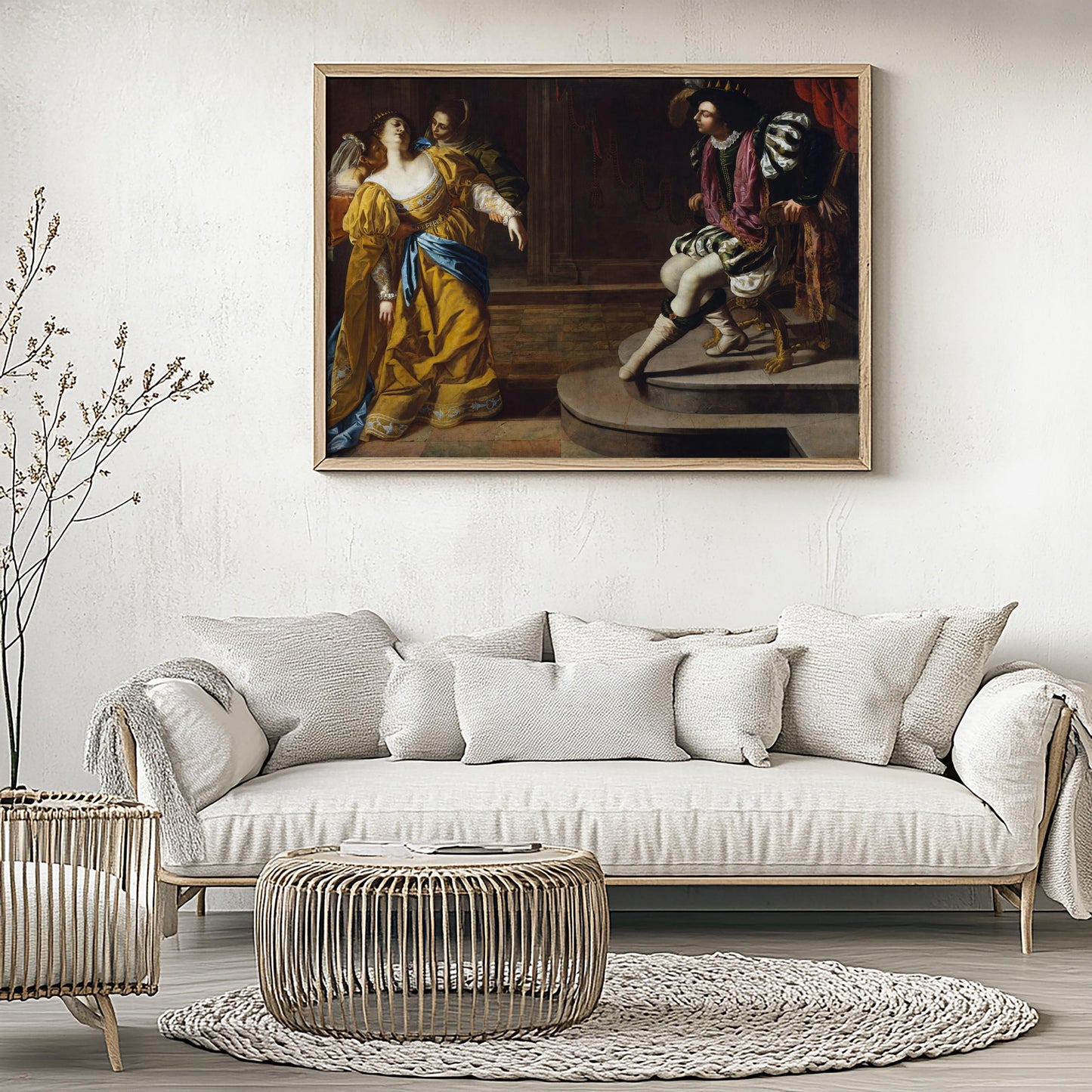 Esther before Ahasuerus by Artemisia Gentileschi | Baroque Art Print (D0294)