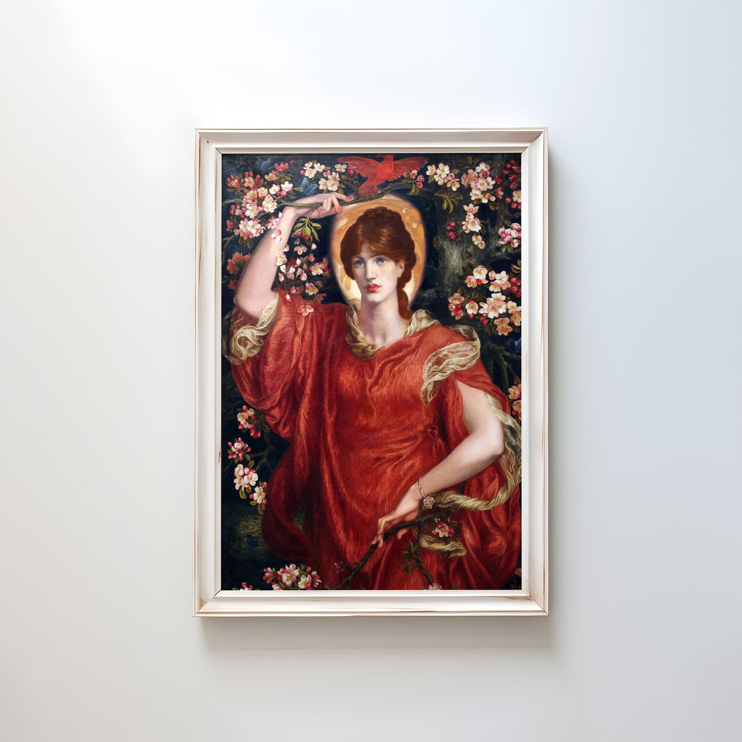 A Vision of Fiammetta by Dante Gabriel Rossetti 1878 | Pre-Raphaelite Art Print (D0286)