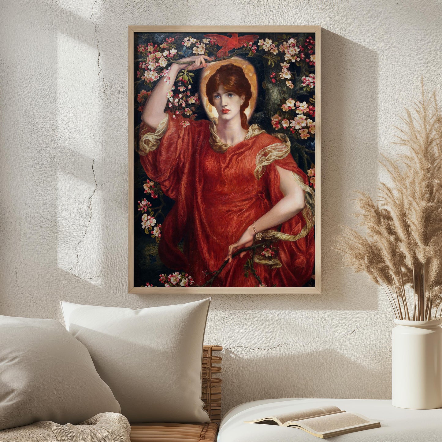 A Vision of Fiammetta by Dante Gabriel Rossetti 1878 | Pre-Raphaelite Art Print (D0286)