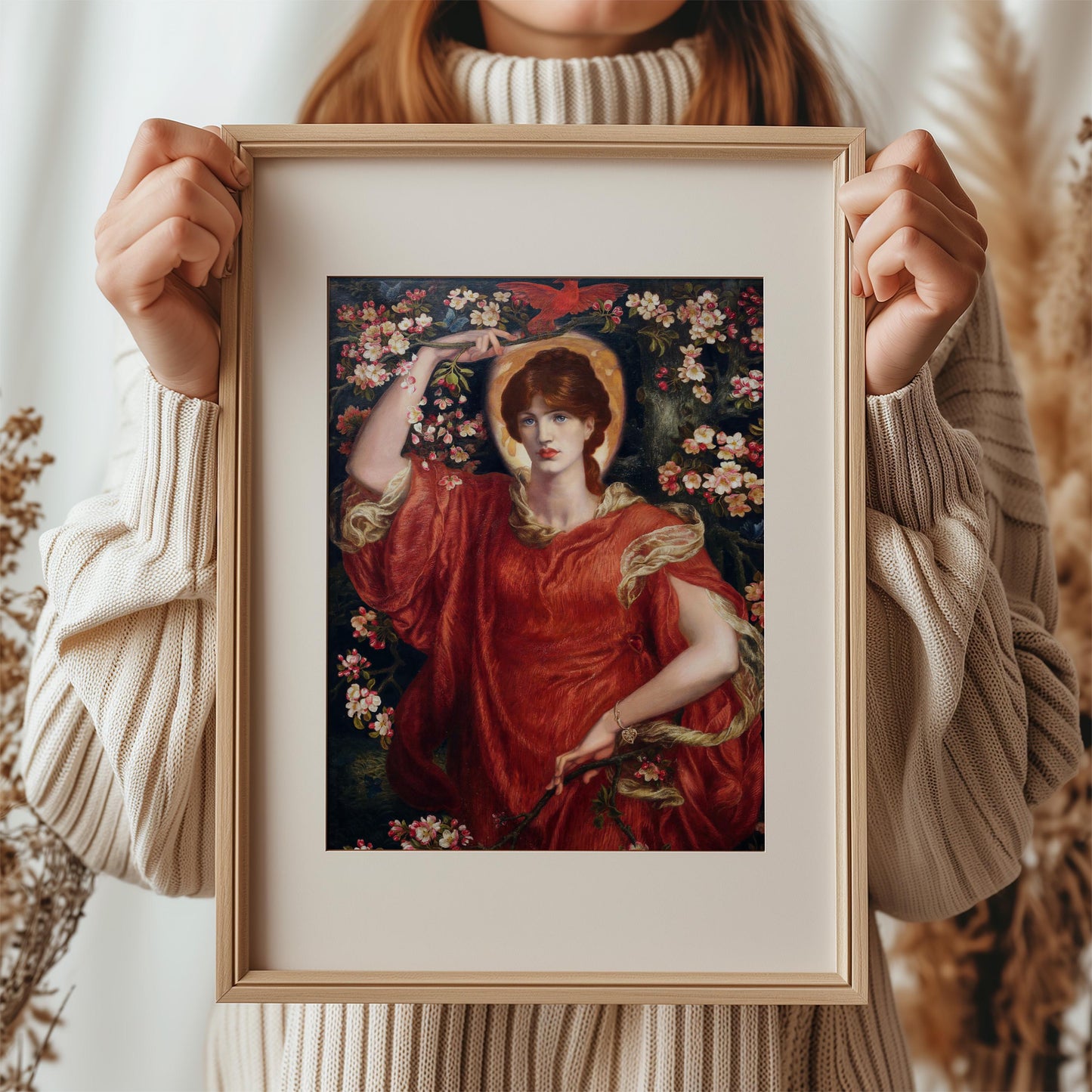 A Vision of Fiammetta by Dante Gabriel Rossetti 1878 | Pre-Raphaelite Art Print (D0286)