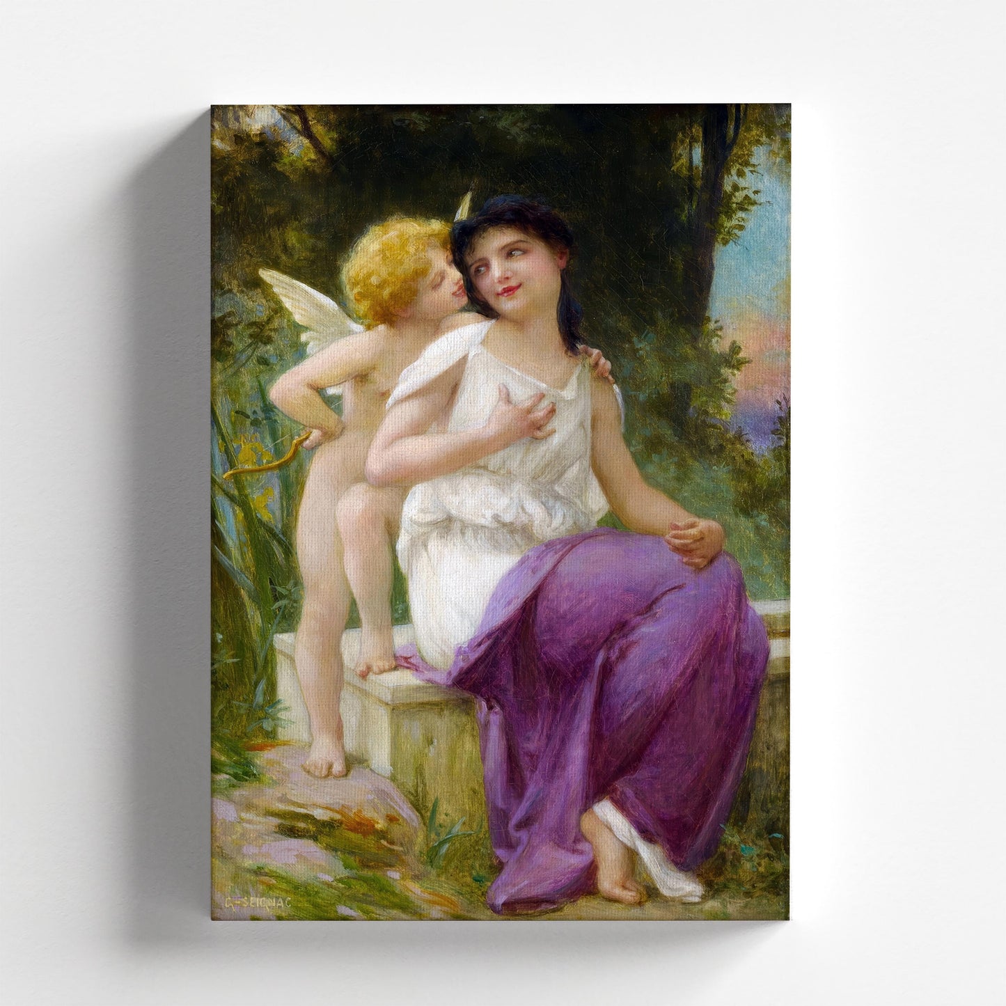 Vénus et l’Amour by Guillaume Seignac | Academic Art Print (D0346)