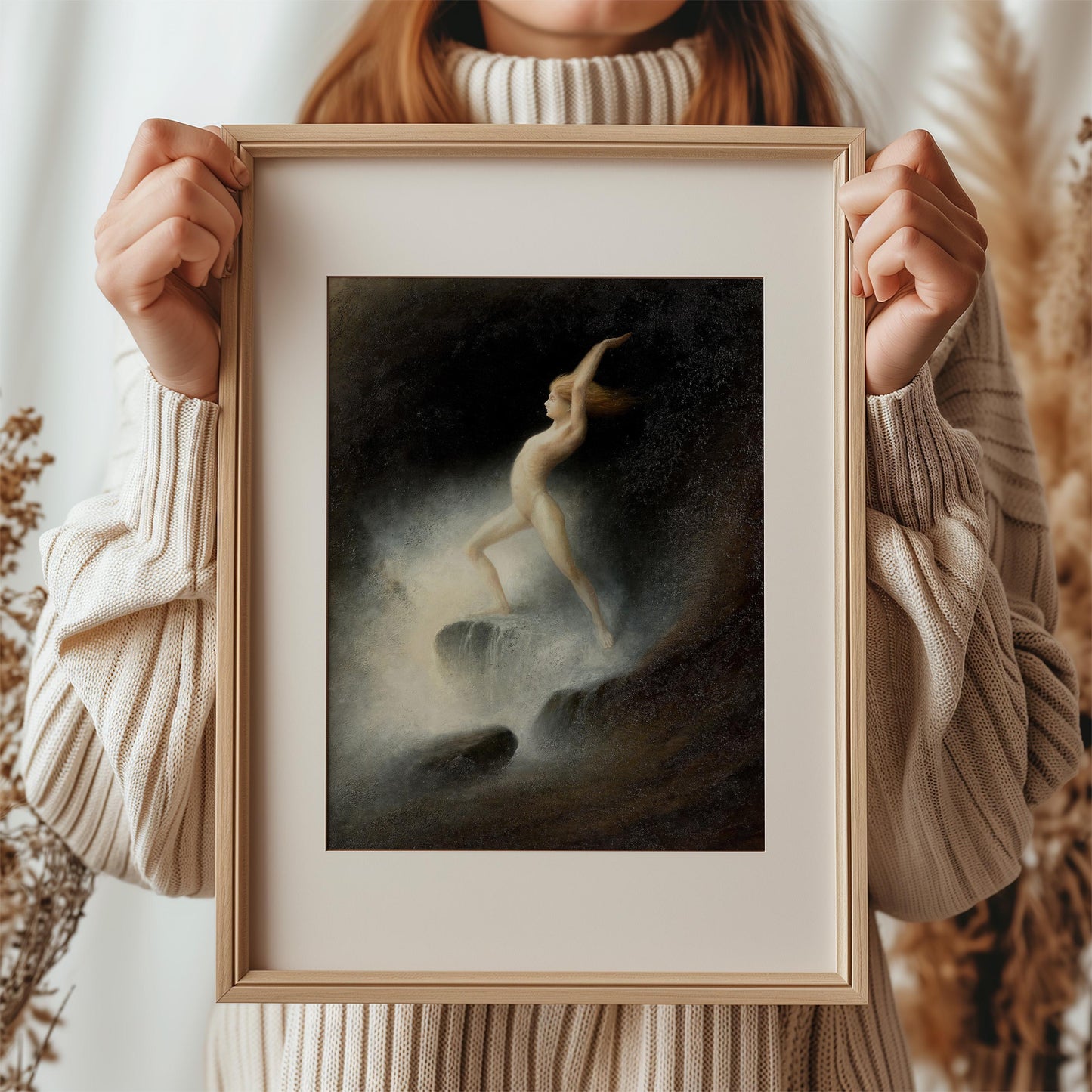 Ephebos by Karl Wilhelm Diefenbach 1896 | Symbolist Art Print (D0042)