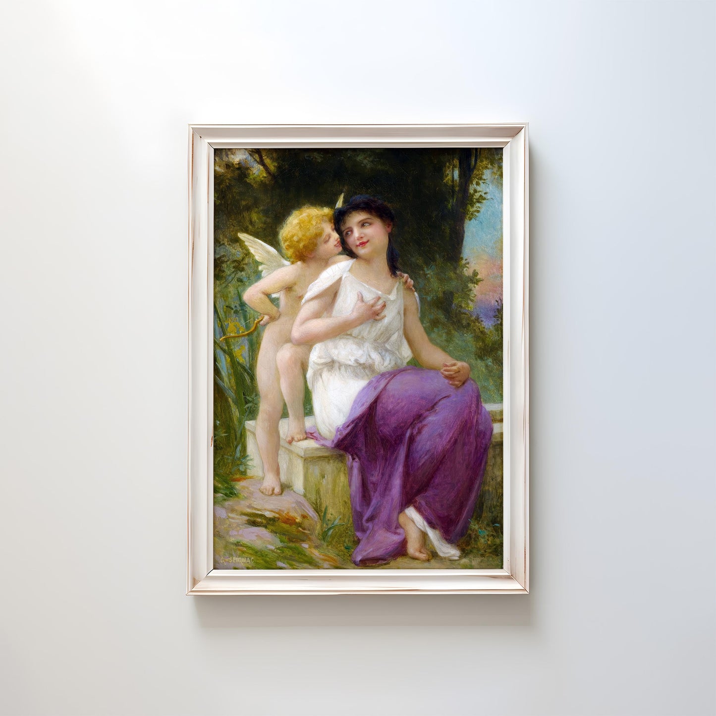 Vénus et l’Amour by Guillaume Seignac | Academic Art Print (D0346)