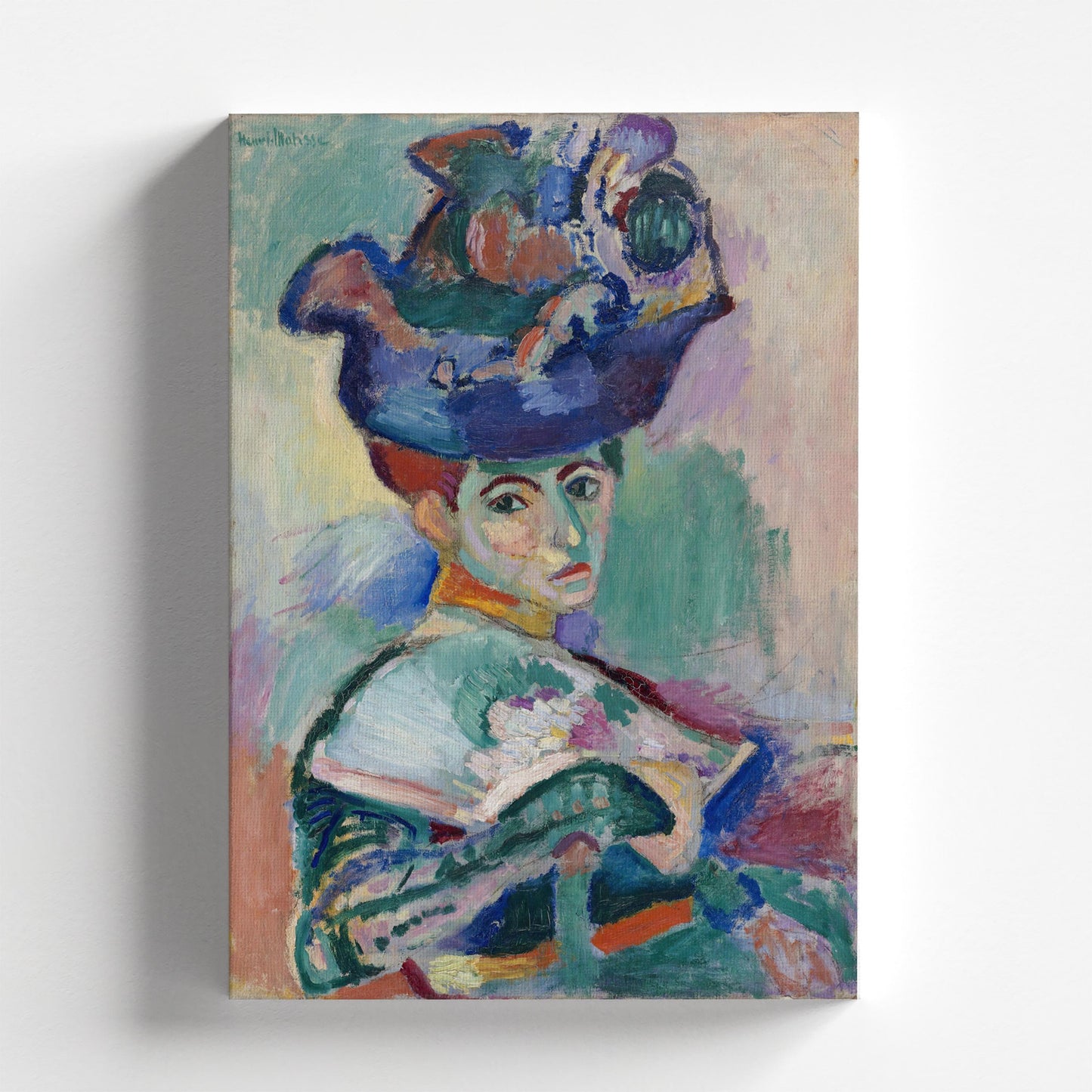 Woman with a Hat (Femme au chapeau) by Henri Matisse, 1905 | Fauvist Masterpiece (B4478)