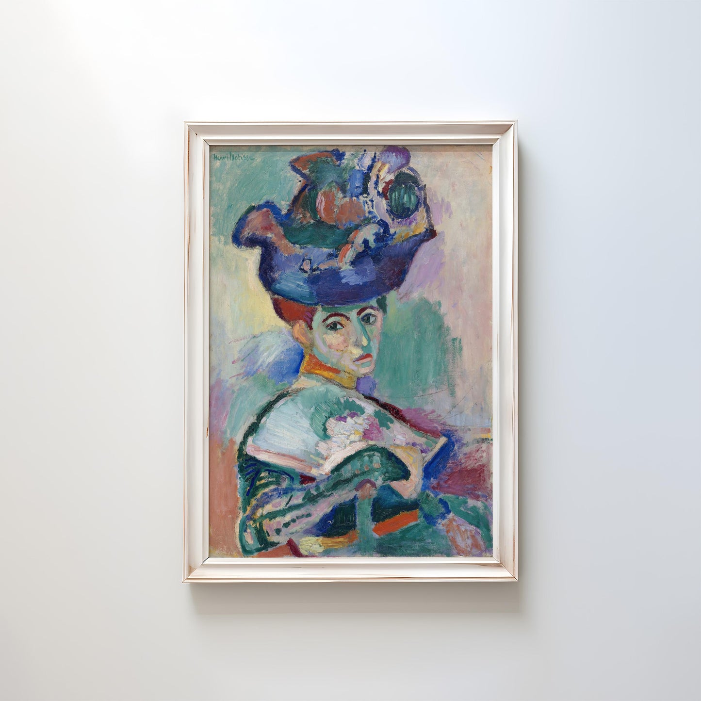 Woman with a Hat (Femme au chapeau) by Henri Matisse, 1905 | Fauvist Masterpiece (B4478)