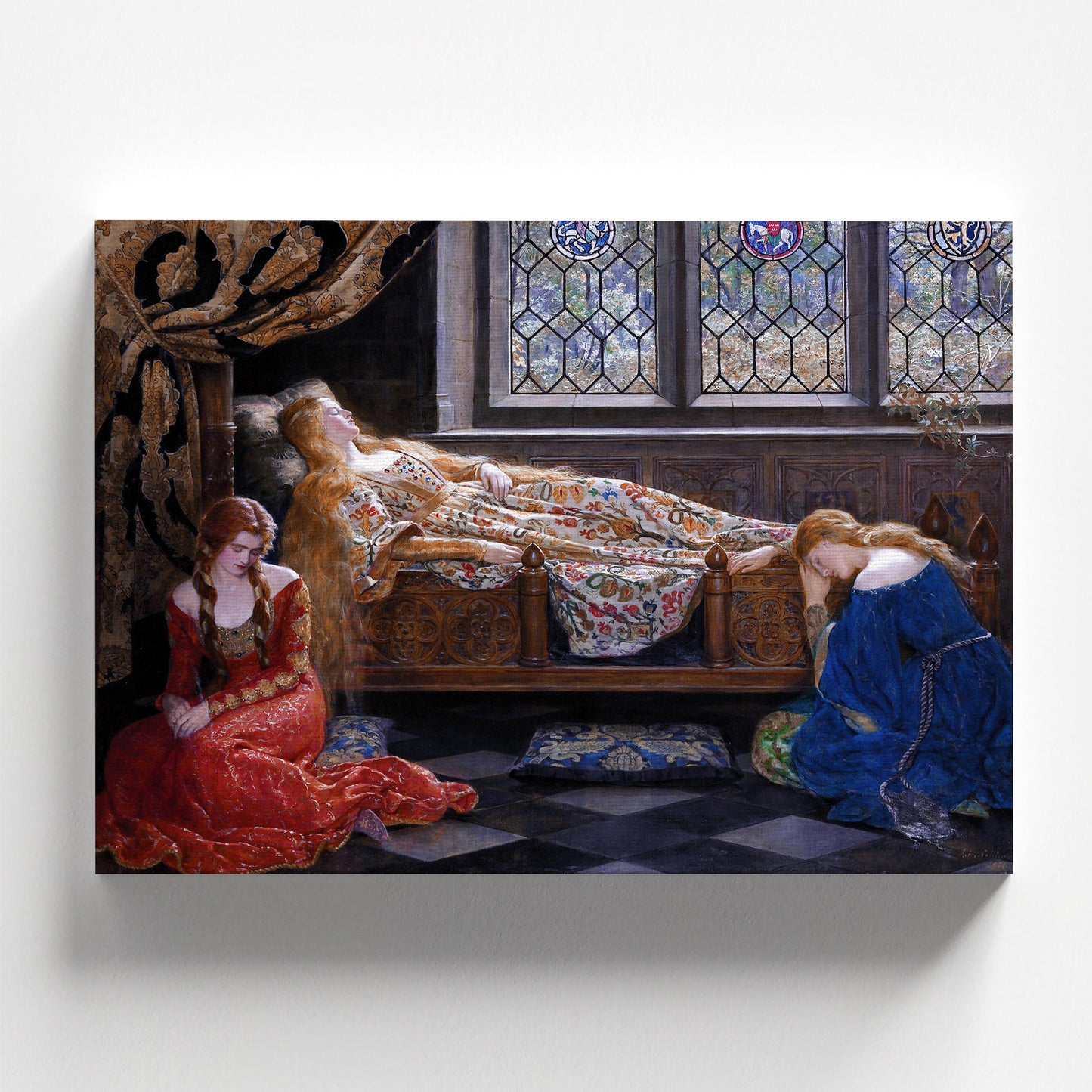 The Sleeping Beauty by John Collier 1921 | Victorian Art Print (B7002)