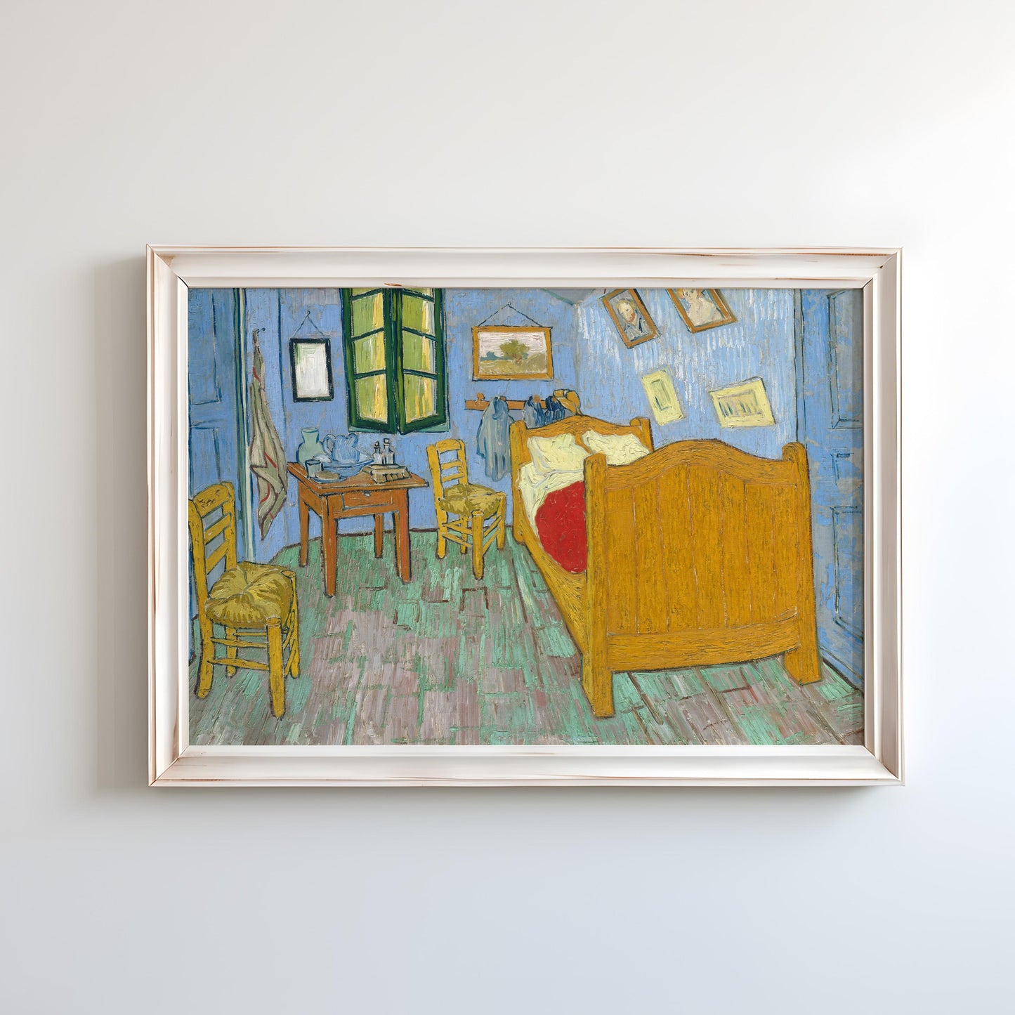 Bedroom in Arles by Vincent van Gogh 1888 (Second Version) | Post-Impressionism Art Print (B3621)