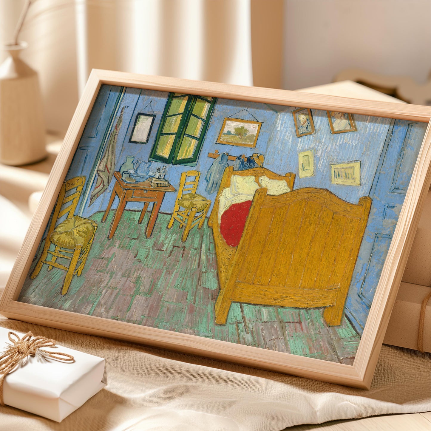 Bedroom in Arles by Vincent van Gogh 1888 (Second Version) | Post-Impressionism Art Print (B3621)