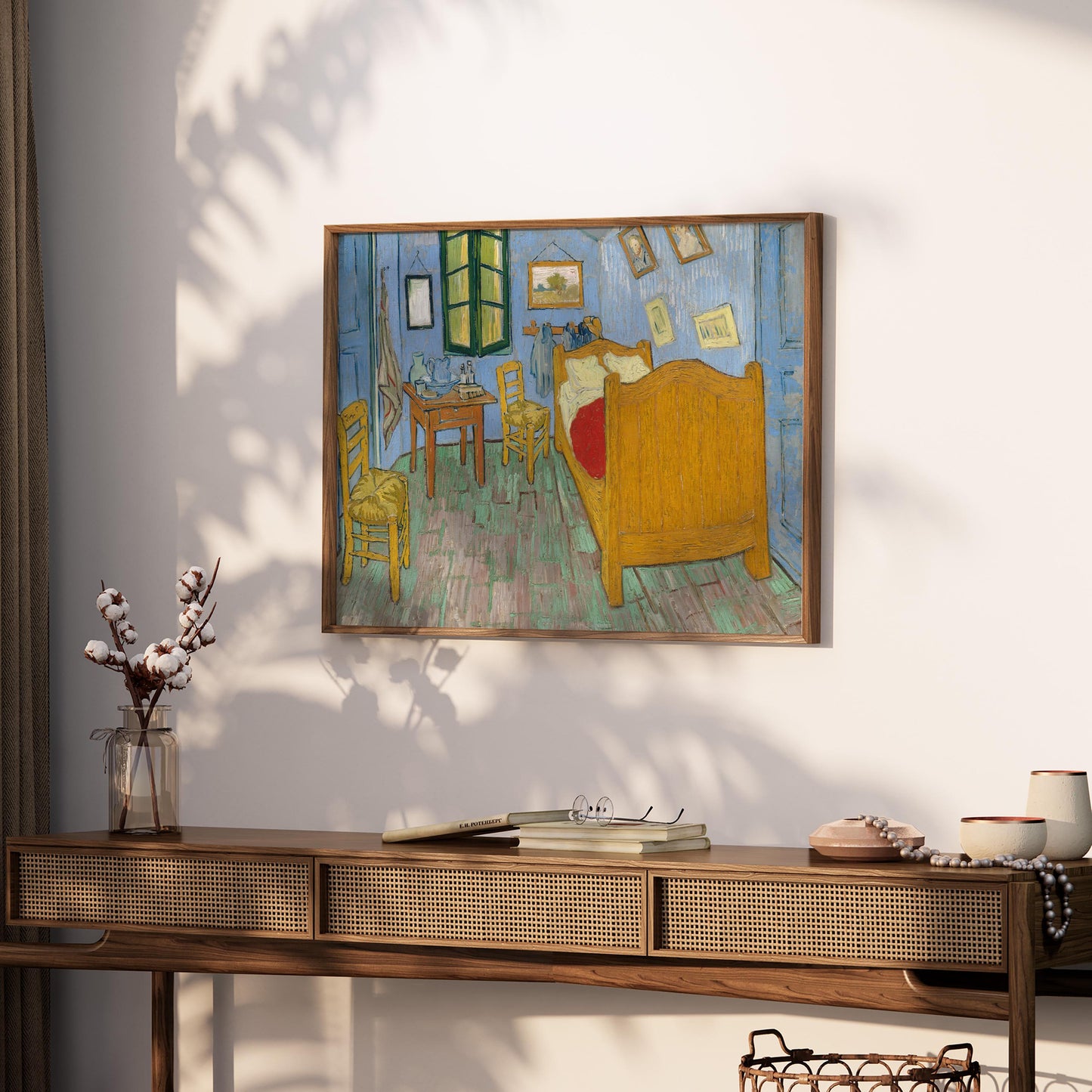 Bedroom in Arles by Vincent van Gogh 1888 (Second Version) | Post-Impressionism Art Print (B3621)