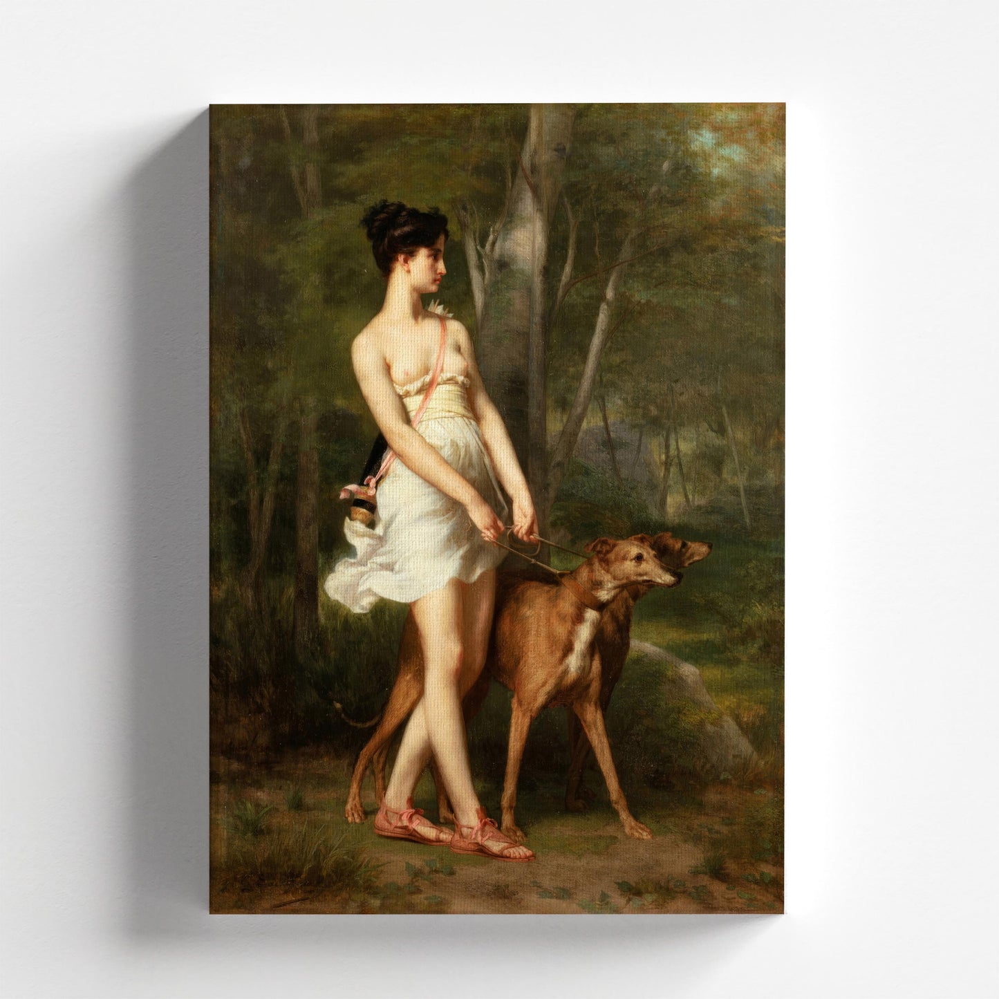 Diana the Huntress by Gaston-Casimir Saint-Pierre 1901 | Mythological Art Print (D0049)