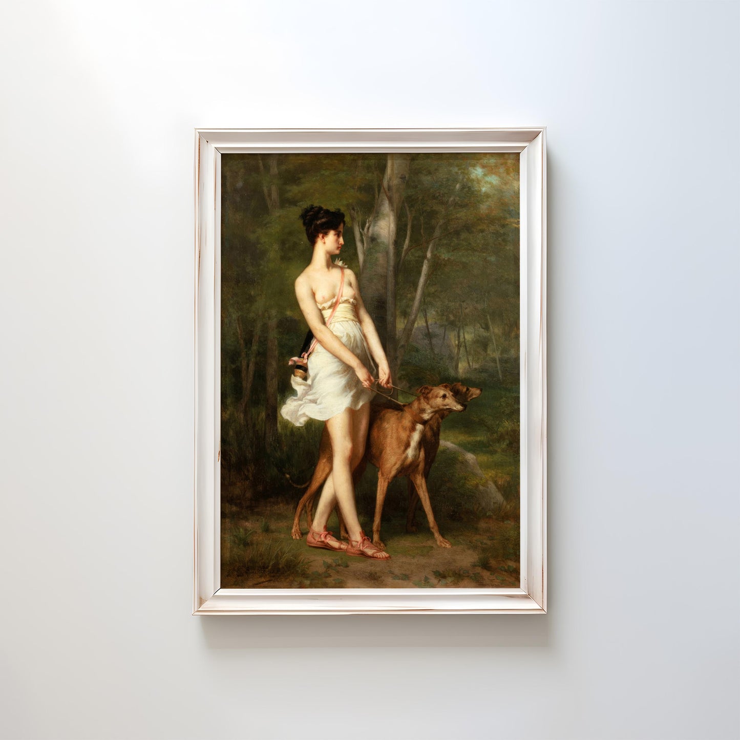 Diana the Huntress by Gaston-Casimir Saint-Pierre 1901 | Mythological Art Print (D0049)