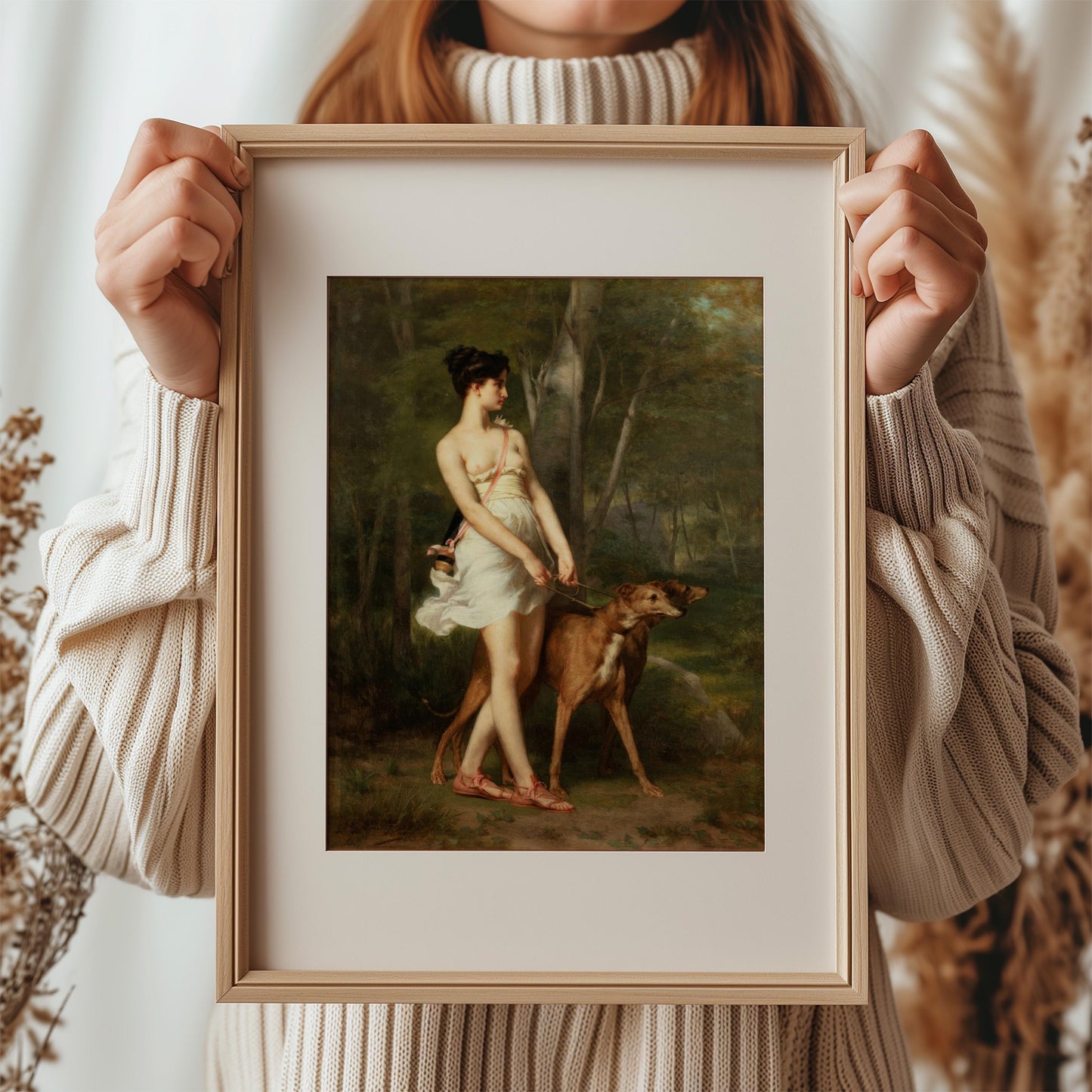 Diana the Huntress by Gaston-Casimir Saint-Pierre 1901 | Mythological Art Print (D0049)