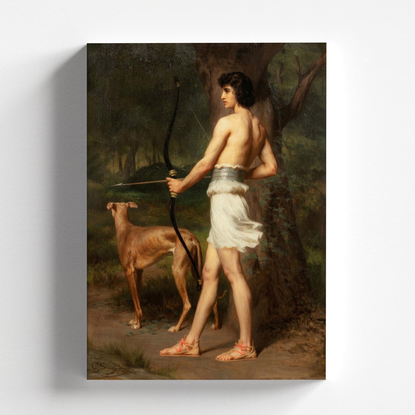 Actaeon by Gaston-Casimir Saint-Pierre 1903 | Mythological Art Print (D0048)