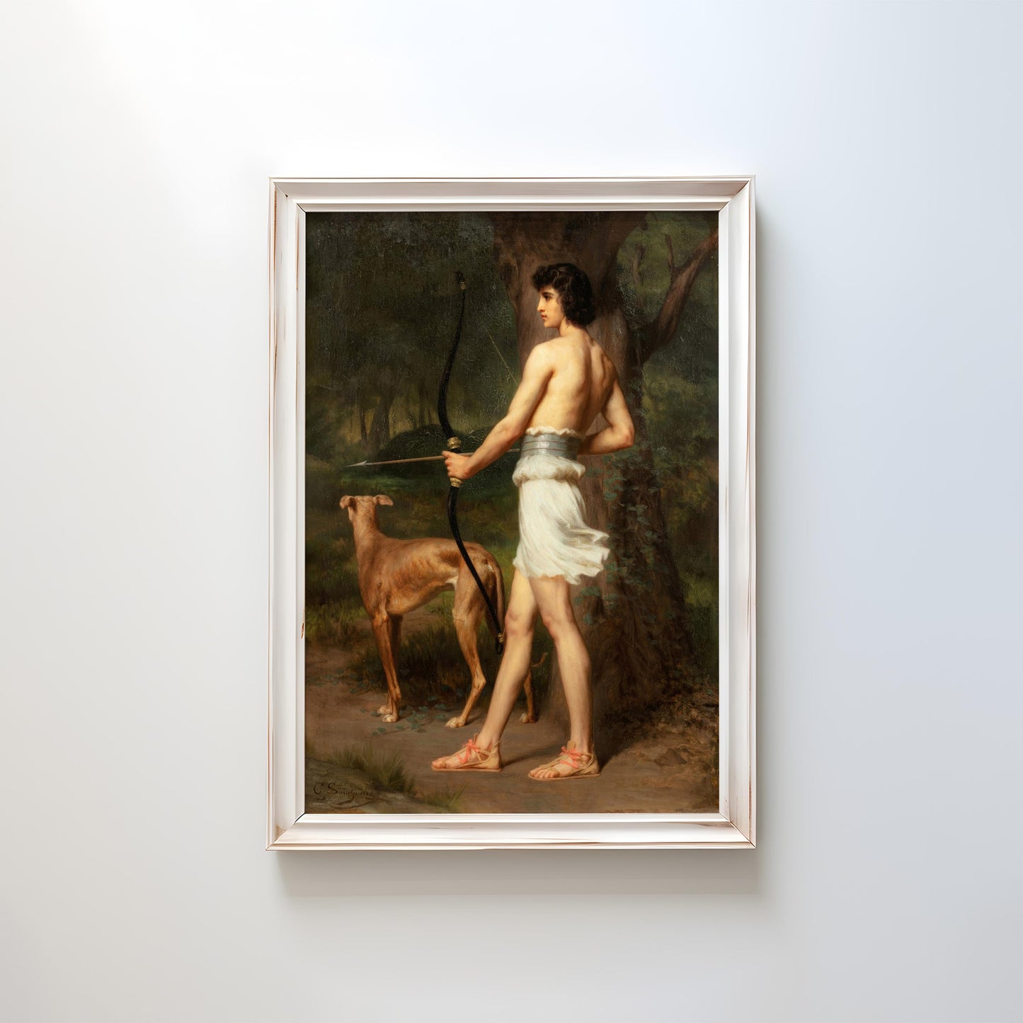 Actaeon by Gaston-Casimir Saint-Pierre 1903 | Mythological Art Print (D0048)