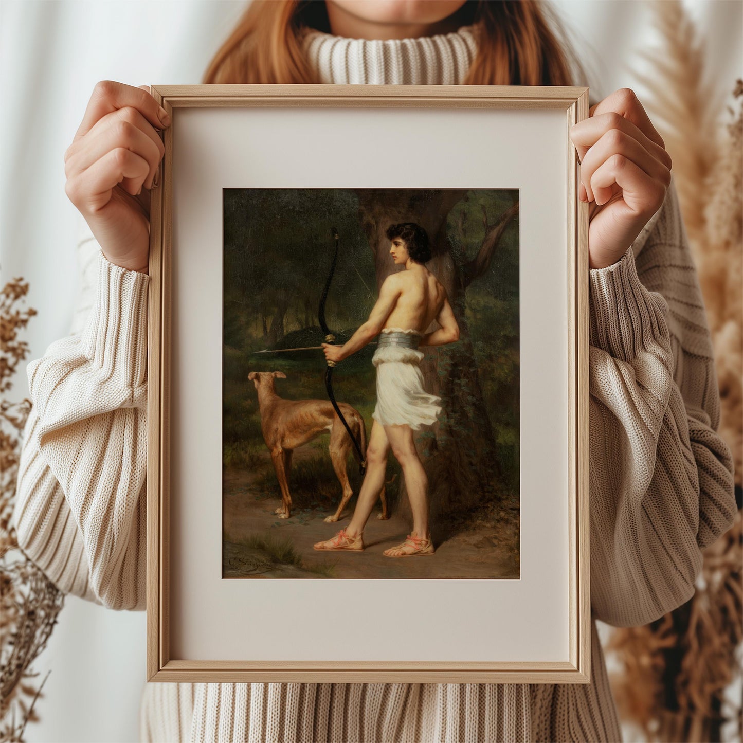 Actaeon by Gaston-Casimir Saint-Pierre 1903 | Mythological Art Print (D0048)