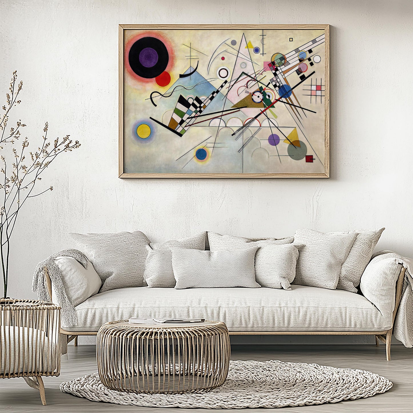 Composition VIII from 'Compositions' by Wassily Kandinsky 1923 | Abstract Art Print (B4819)