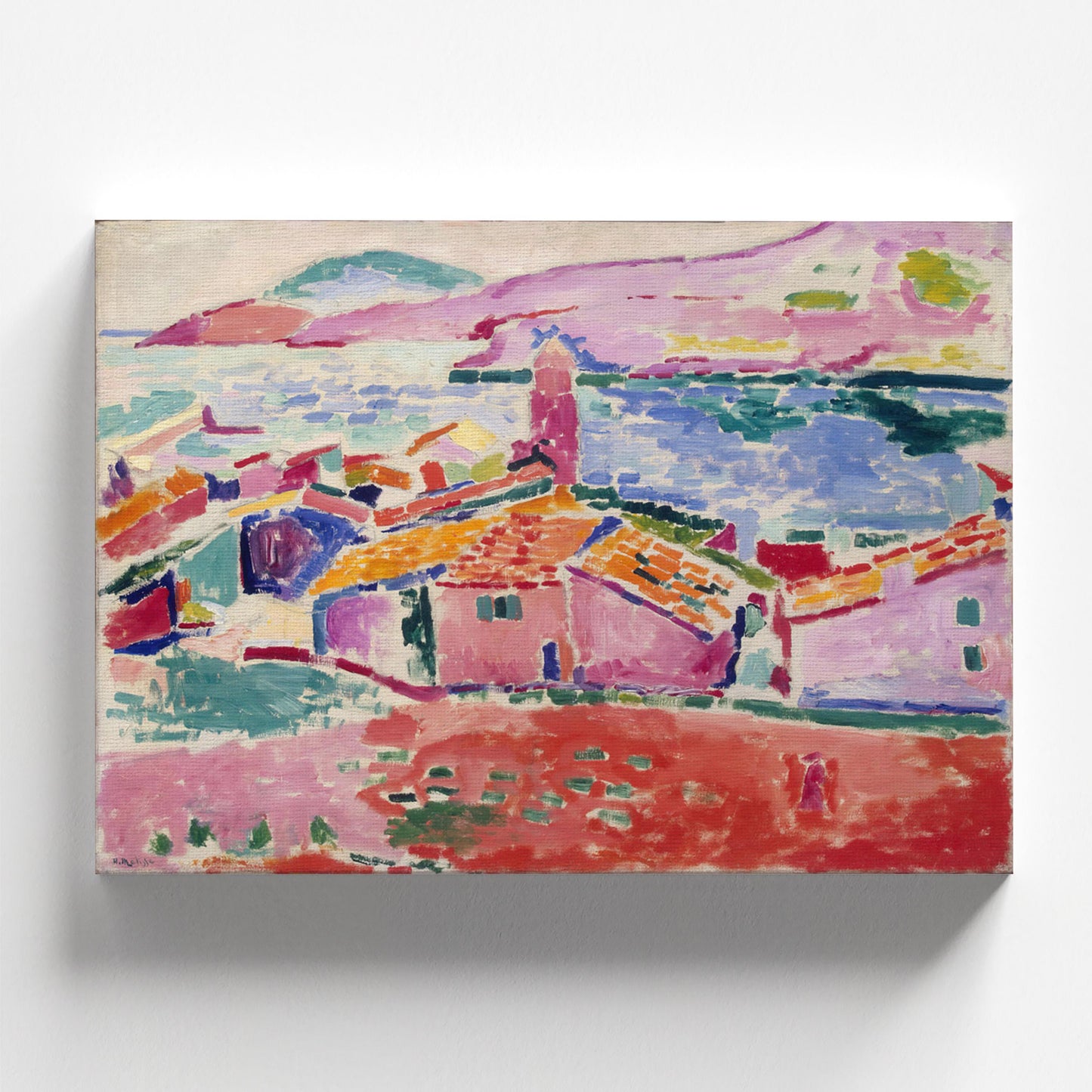 View of Collioure by Henri Matisse c.1905 | Fauvist Landscape Art Print (B4709)