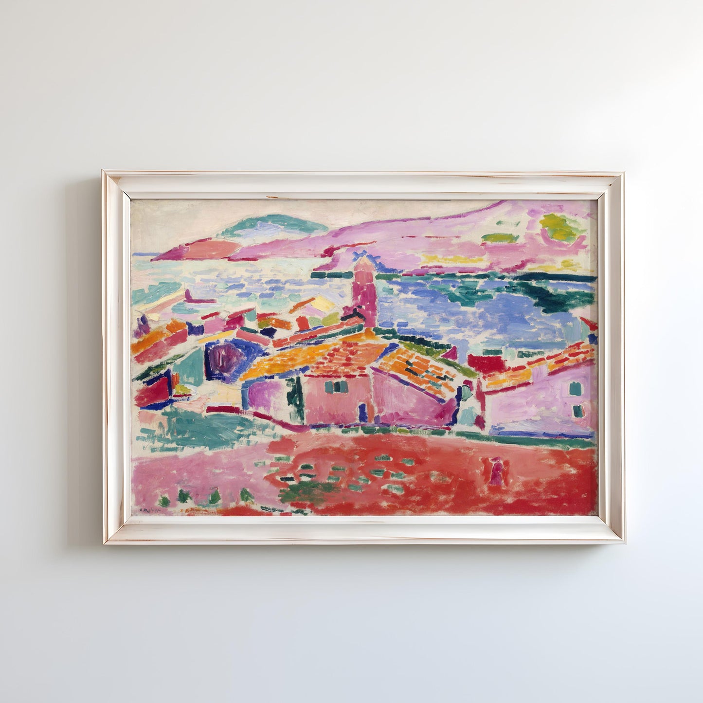 View of Collioure by Henri Matisse c.1905 | Fauvist Landscape Art Print (B4709)