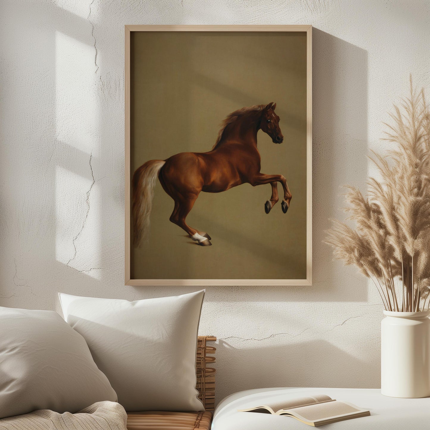 Whistlejacket by George Stubbs 1762 | Georgian Art Print (D0136)