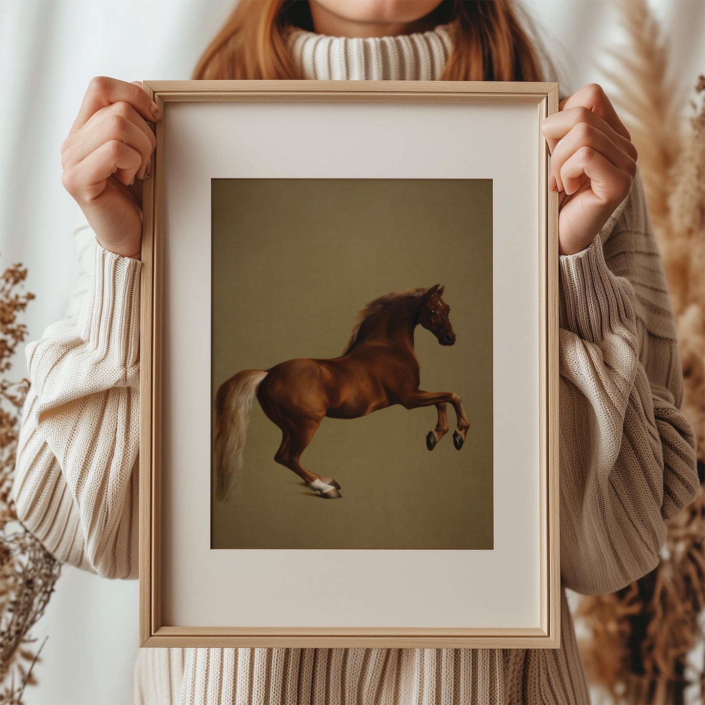 Whistlejacket by George Stubbs 1762 | Georgian Art Print (D0136)