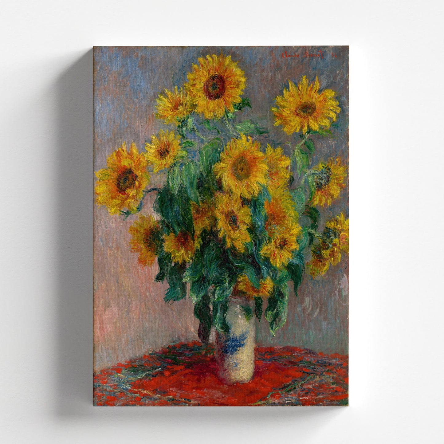 Bouquet of Sunflowers by Claude Monet 1881 | Impressionism Art Print (B4147)