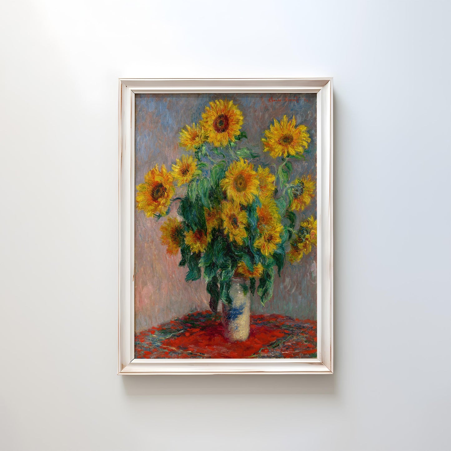 Bouquet of Sunflowers by Claude Monet 1881 | Impressionism Art Print (B4147)