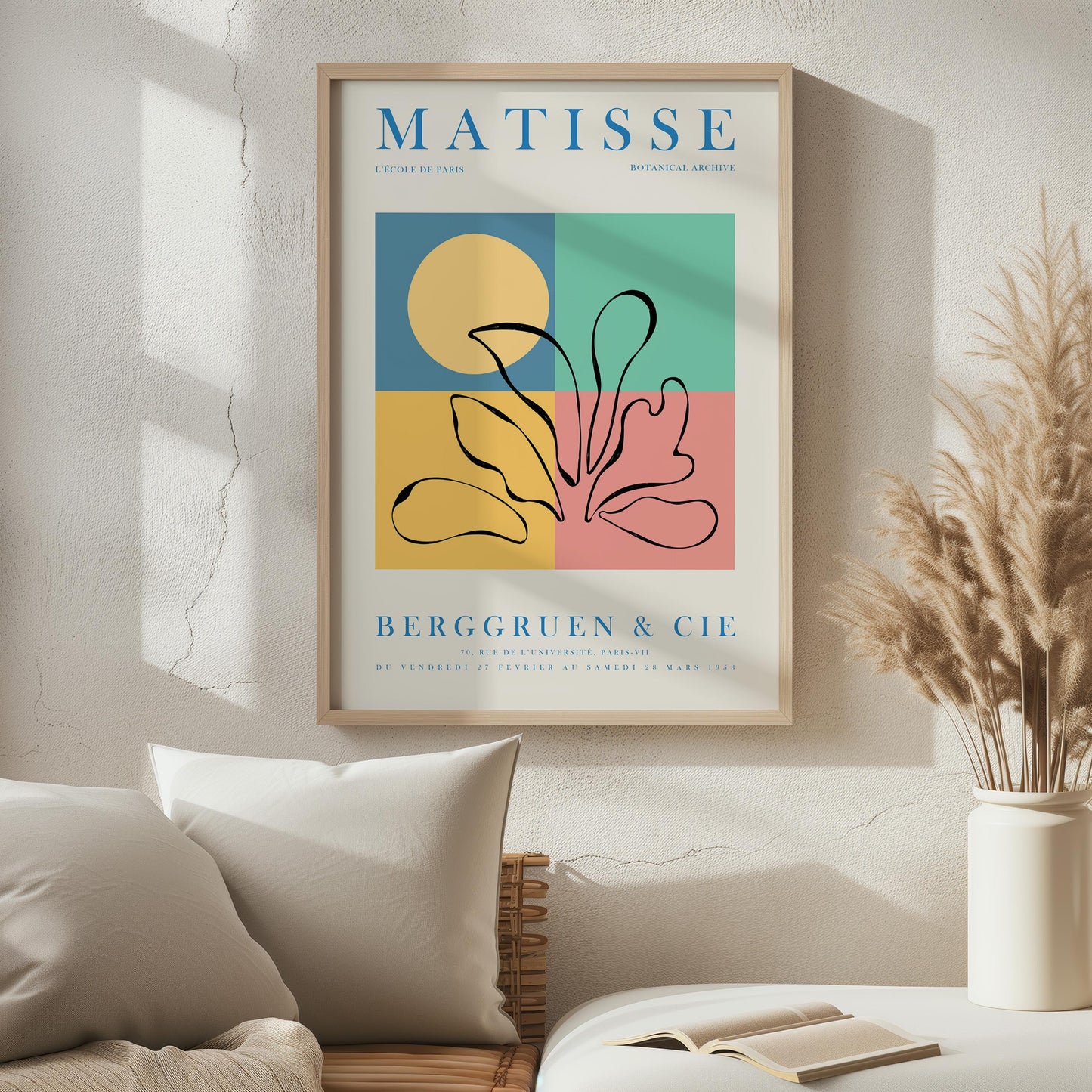 Henri Matisse Berggruen & Cie The Dance Modern Art Exhibition Poster | Fauvism Art Print (A0069)