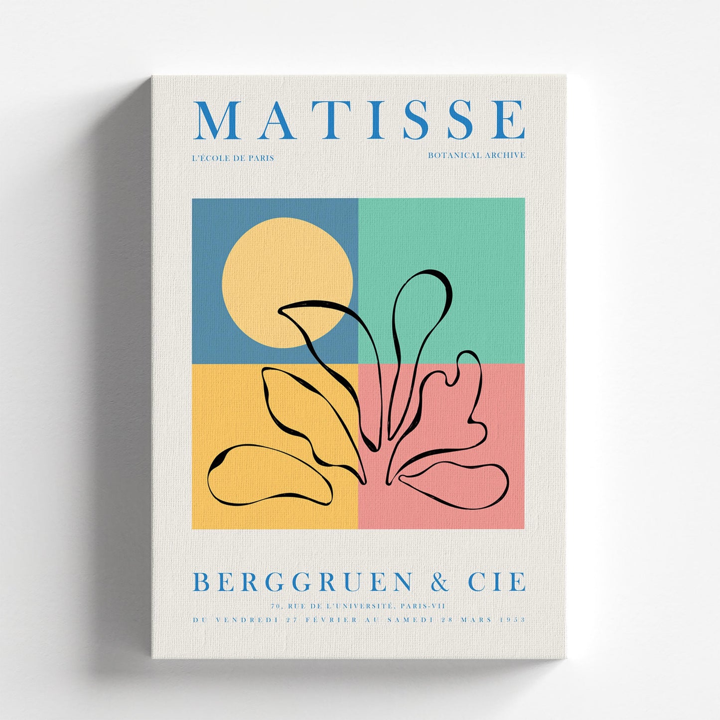 Henri Matisse Berggruen & Cie The Dance Modern Art Exhibition Poster | Fauvism Art Print (A0069)