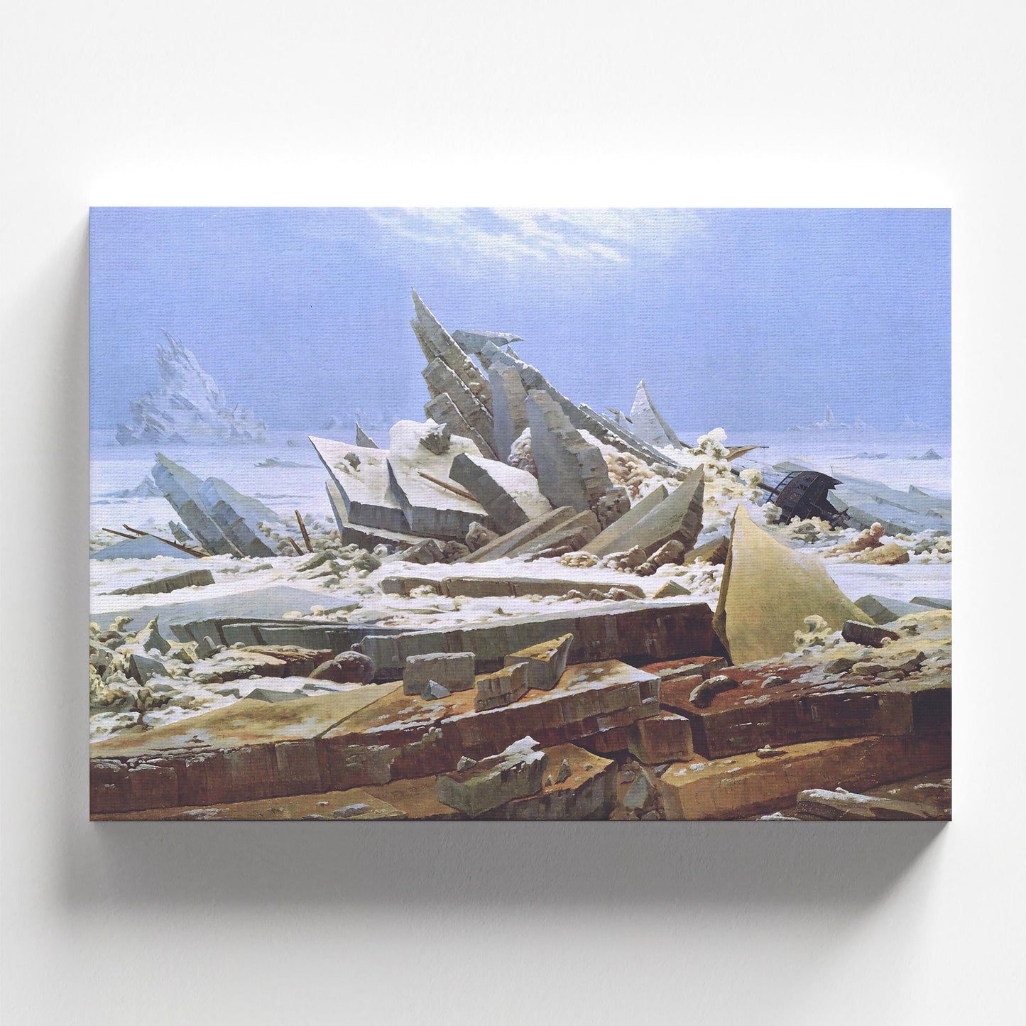 The Sea of Ice (Das Eismeer) by Caspar David Friedrich 1823-24 | Romanticism Art Print (B3993)