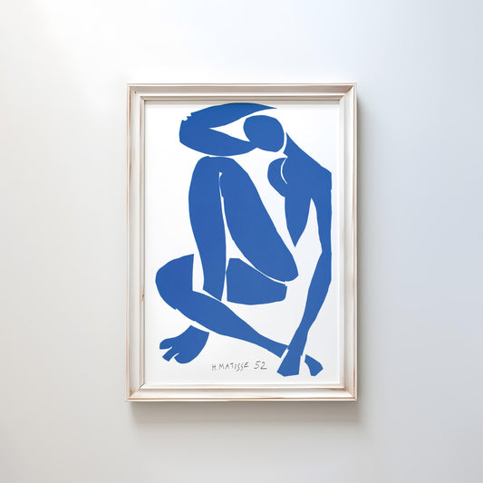 Blue Nude III (Nu Bleu III) by Henri Matisse 1954 | Fauvist Modern Art Print (B7990)