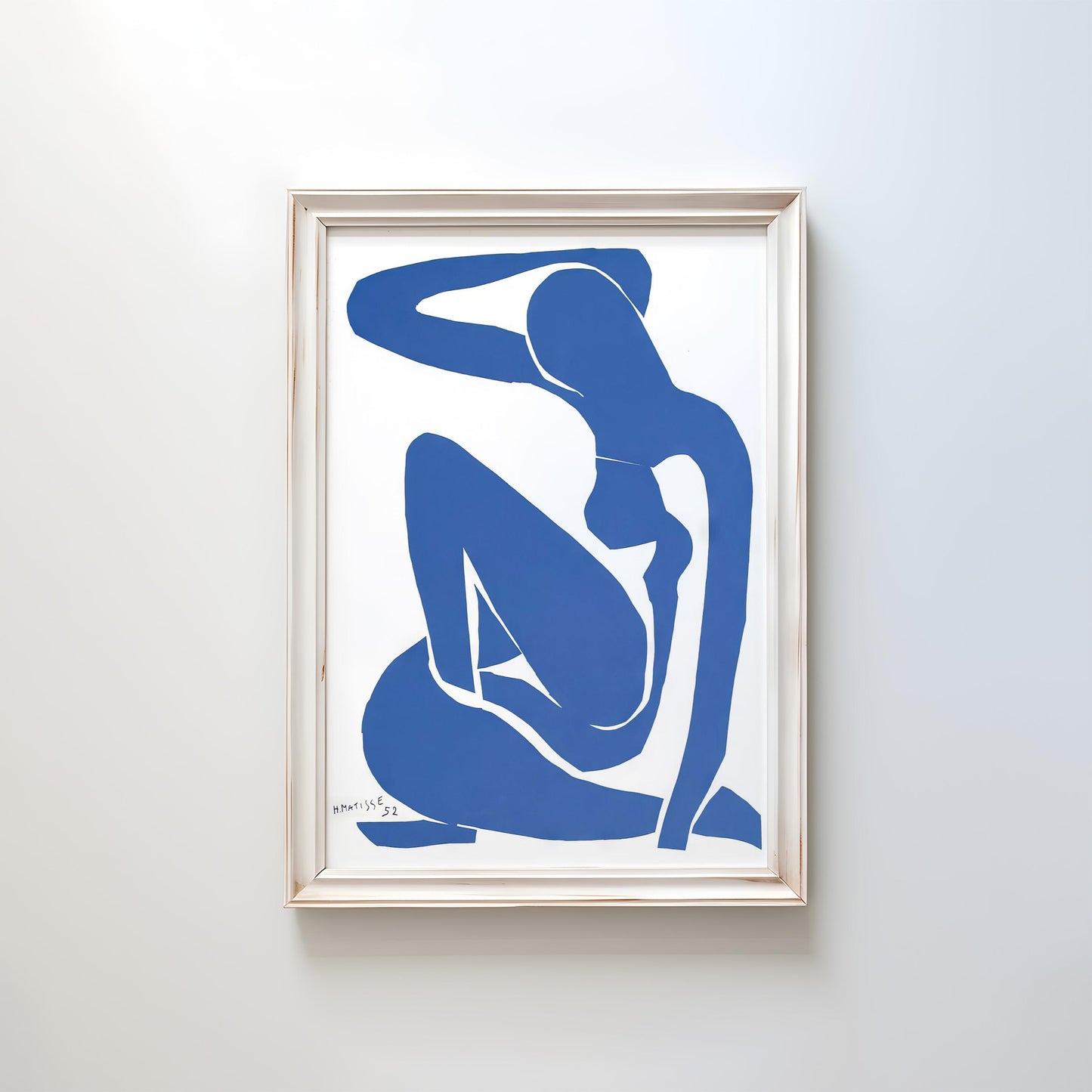 Blue Nude VI (Nu Bleu VI) by Henri Matisse 1954 | Fauvist Modern Art Print (B7991)