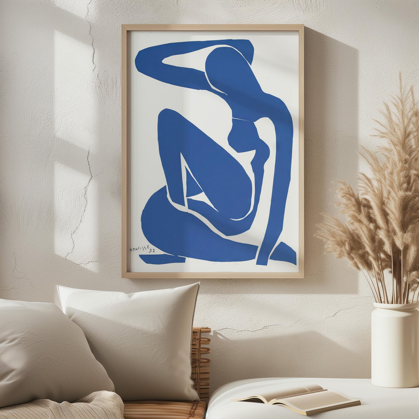 Blue Nude VI (Nu Bleu VI) by Henri Matisse 1954 | Fauvist Modern Art Print (B7991)