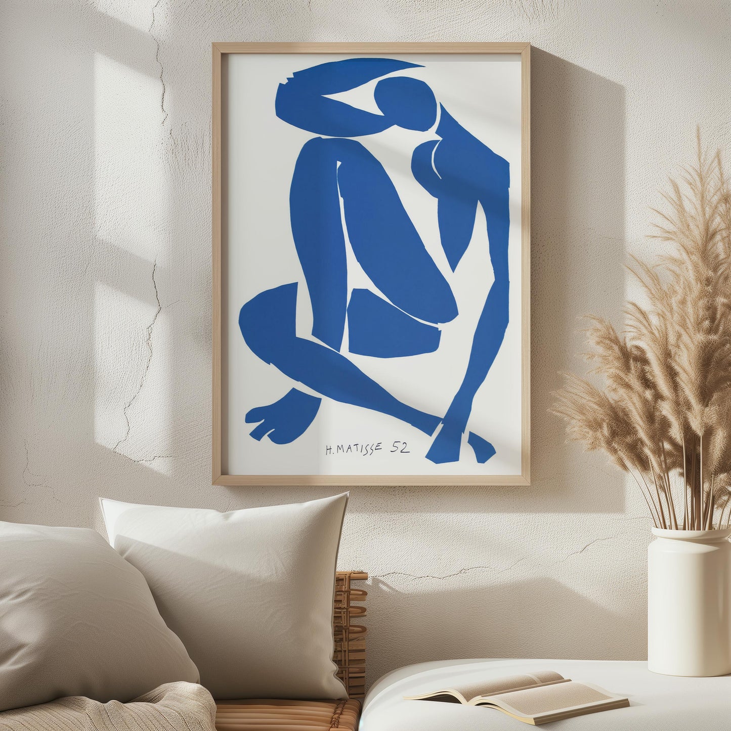 Blue Nude III (Nu Bleu III) by Henri Matisse 1954 | Fauvist Modern Art Print (B7990)