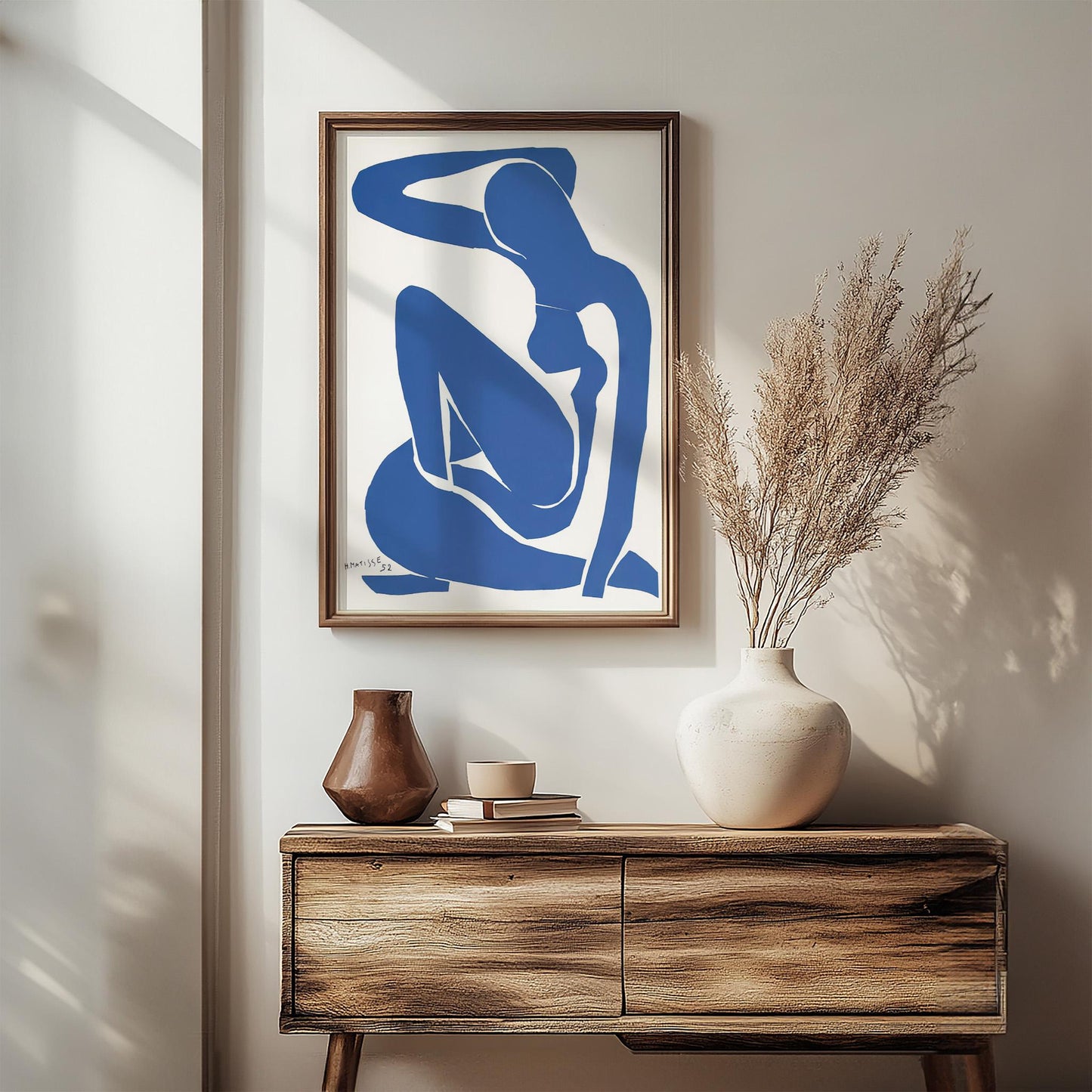 Blue Nude VI (Nu Bleu VI) by Henri Matisse 1954 | Fauvist Modern Art Print (B7991)