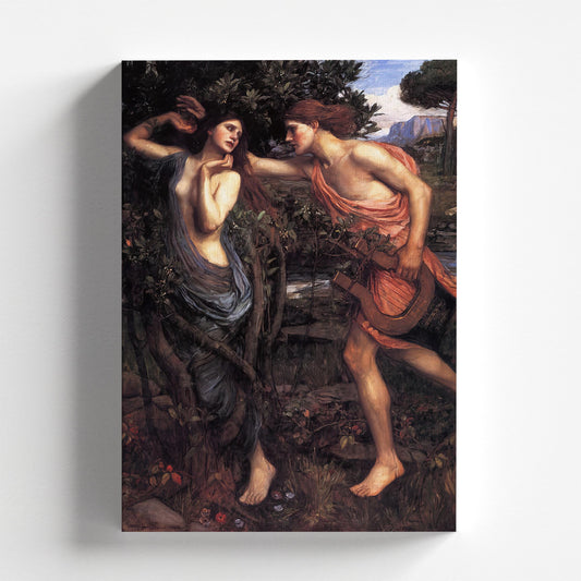 Apollo and Daphne by John William Waterhouse 1908 | Pre-Raphaelite Art Print (B3969)