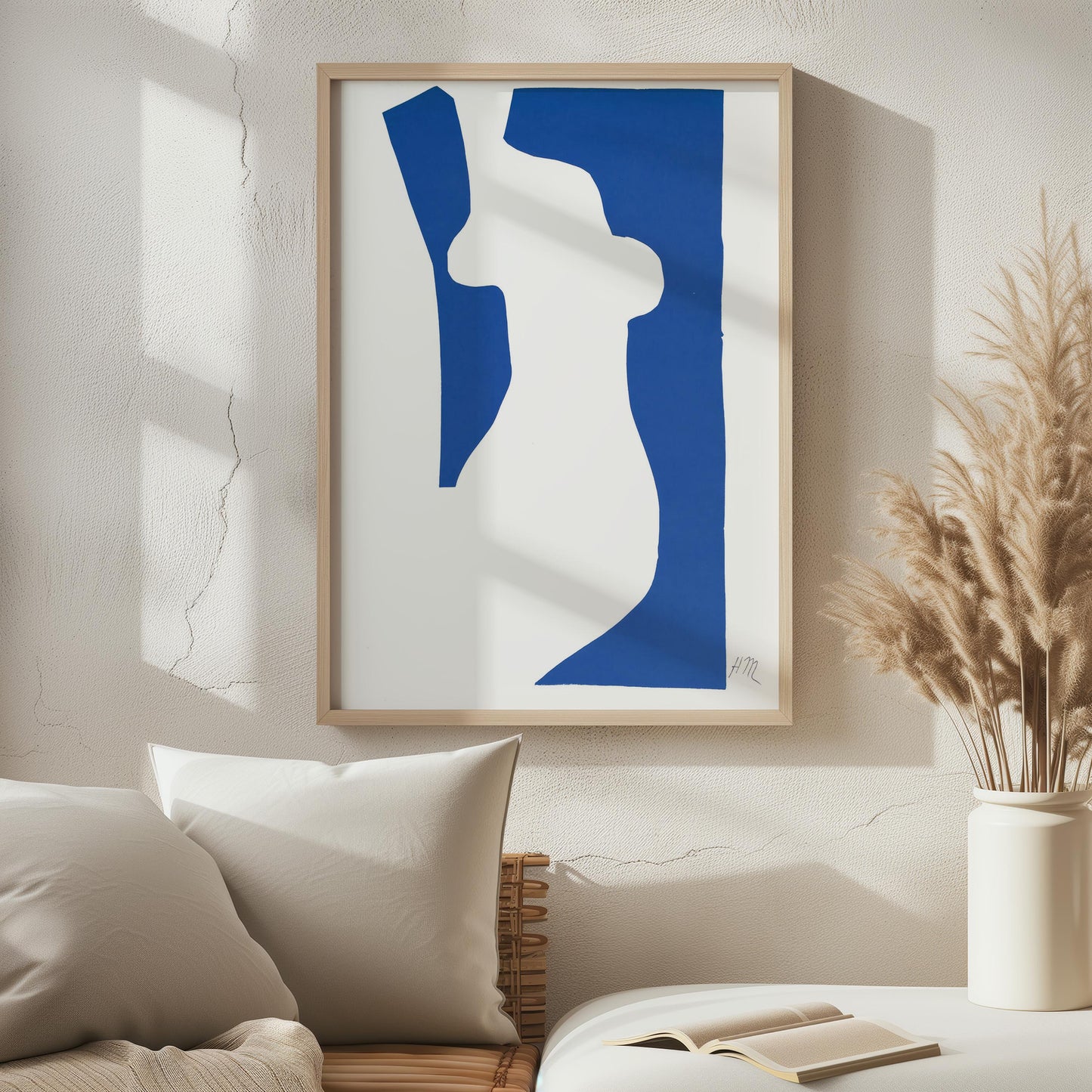 Blue Nude VII (Nu Bleu VII) by Henri Matisse 1954 | Fauvist Modern Art Print (B7992)