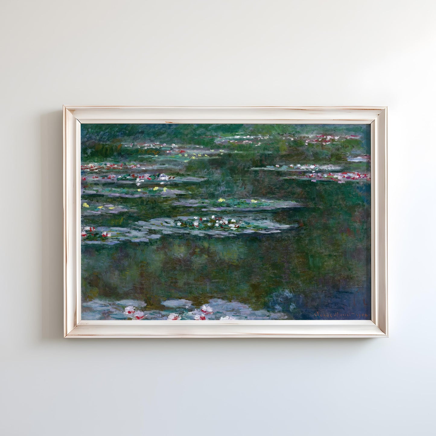 Water Lilies (Nymphéas) by Claude Monet 1904 | Impressionism Art Print (B4137)