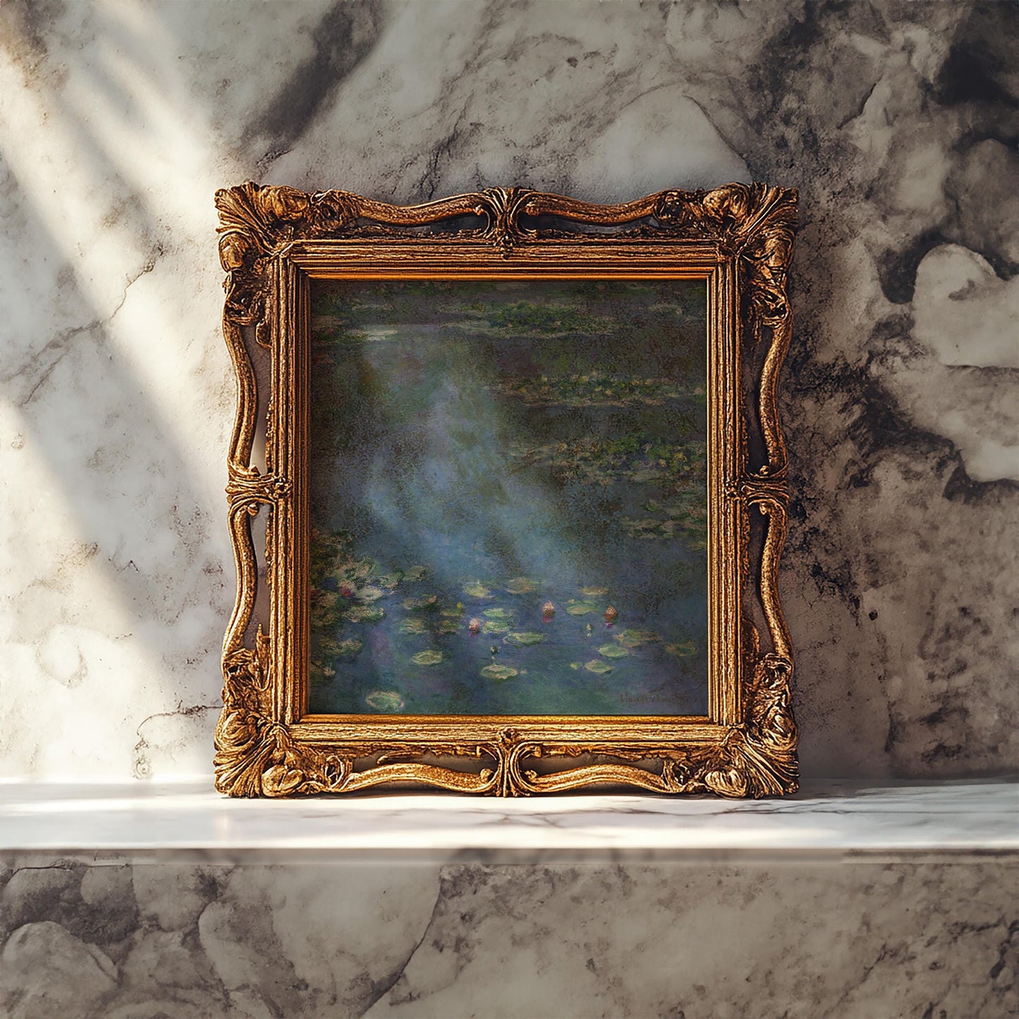 Water Lilies by Claude Monet 1899 | Impressionism Art Print (B4079)