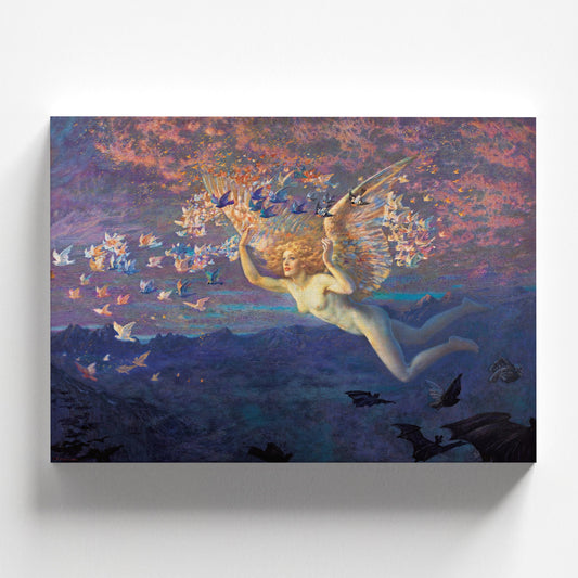 Wings of the Morning by Edward Robert Hughes 1905 | Pre-Raphaelite Art Print (B4942)