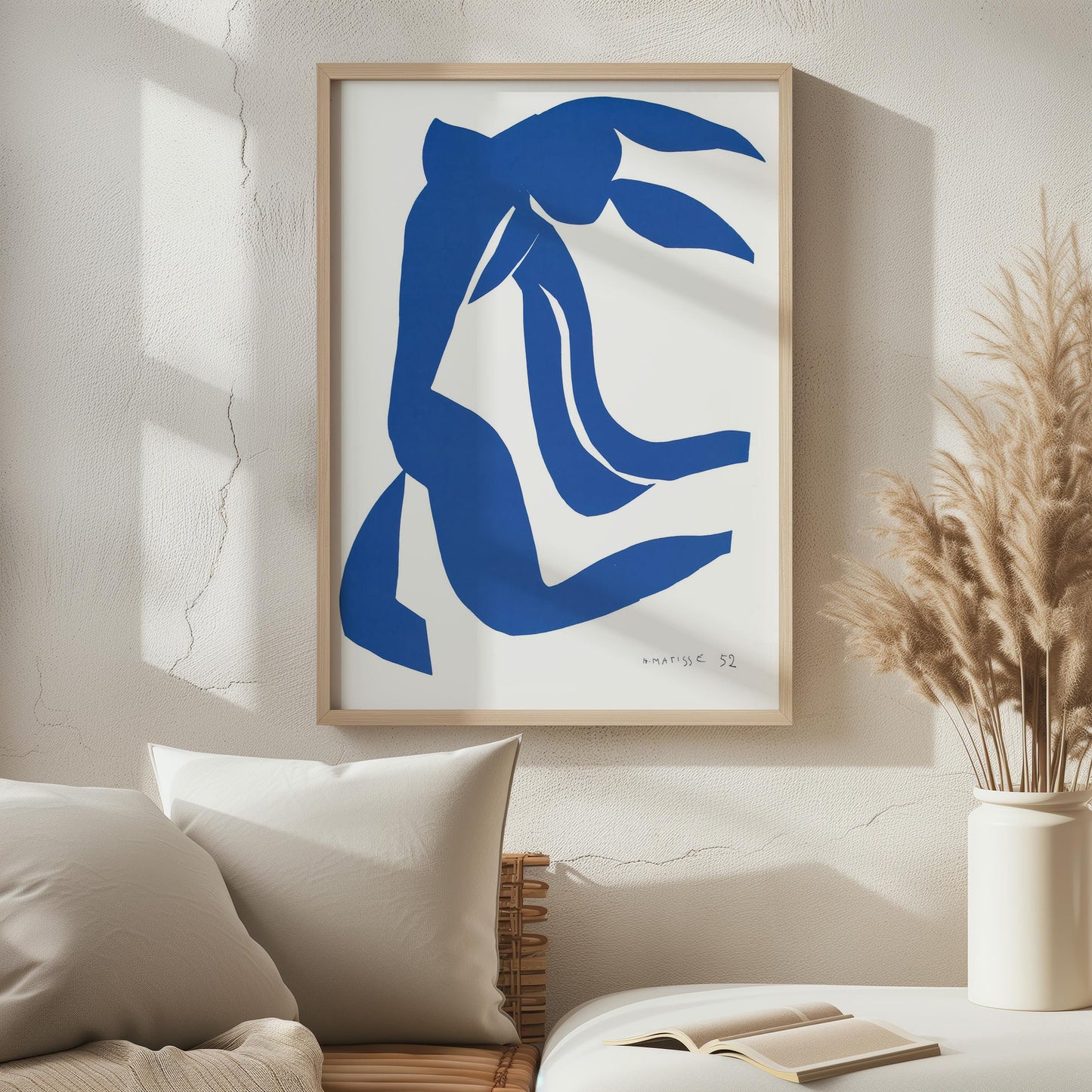 Blue Nude XI (Nu Bleu XI) by Henri Matisse 1954 | Fauvist Modern Art Print (B7994)