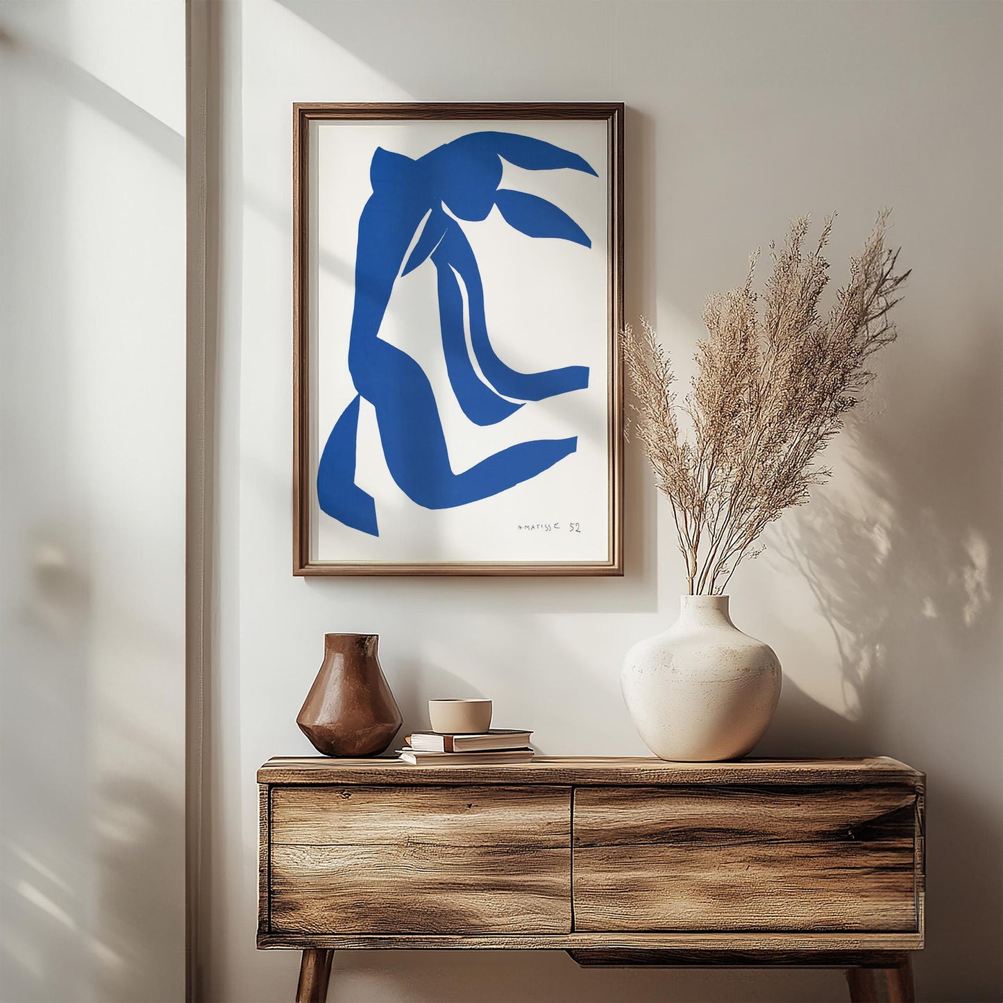 Blue Nude XI (Nu Bleu XI) by Henri Matisse 1954 | Fauvist Modern Art Print (B7994)