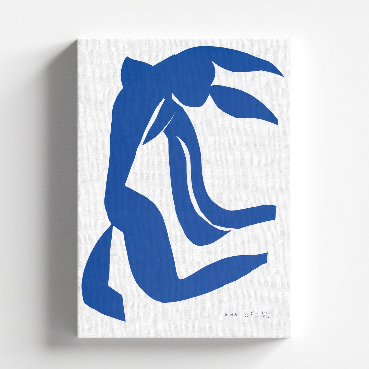 Blue Nude XI (Nu Bleu XI) by Henri Matisse 1954 | Fauvist Modern Art Print (B7994)