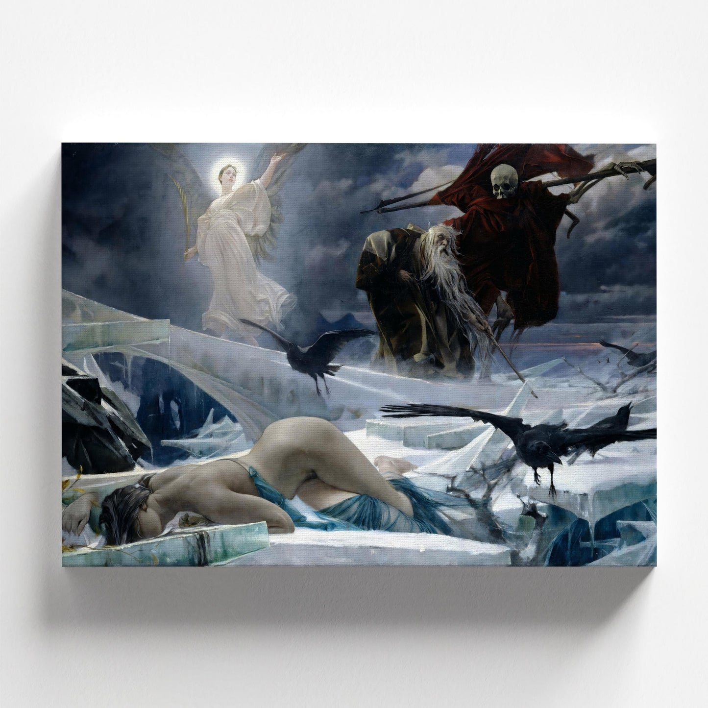 Ahasuerus at the End of the World by Adolf Hirémy-Hirschl (1888) | Symbolism, Historical Art (D0018)