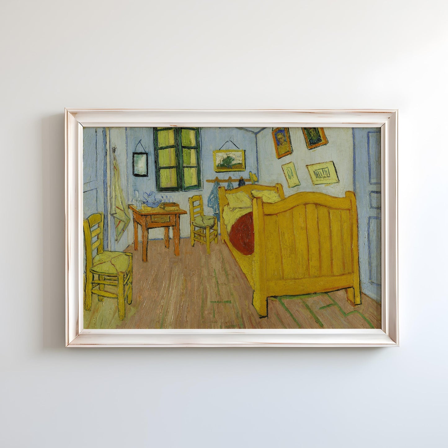 Bedroom in Arles by Vincent van Gogh 1888 (First Version) | Post-Impressionism Art Print (B4161)