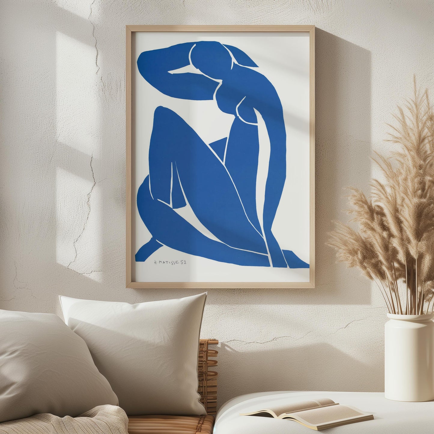 Blue Nude XII (Nu Bleu XII) by Henri Matisse 1954 | Fauvist Modern Art Print (B7995)