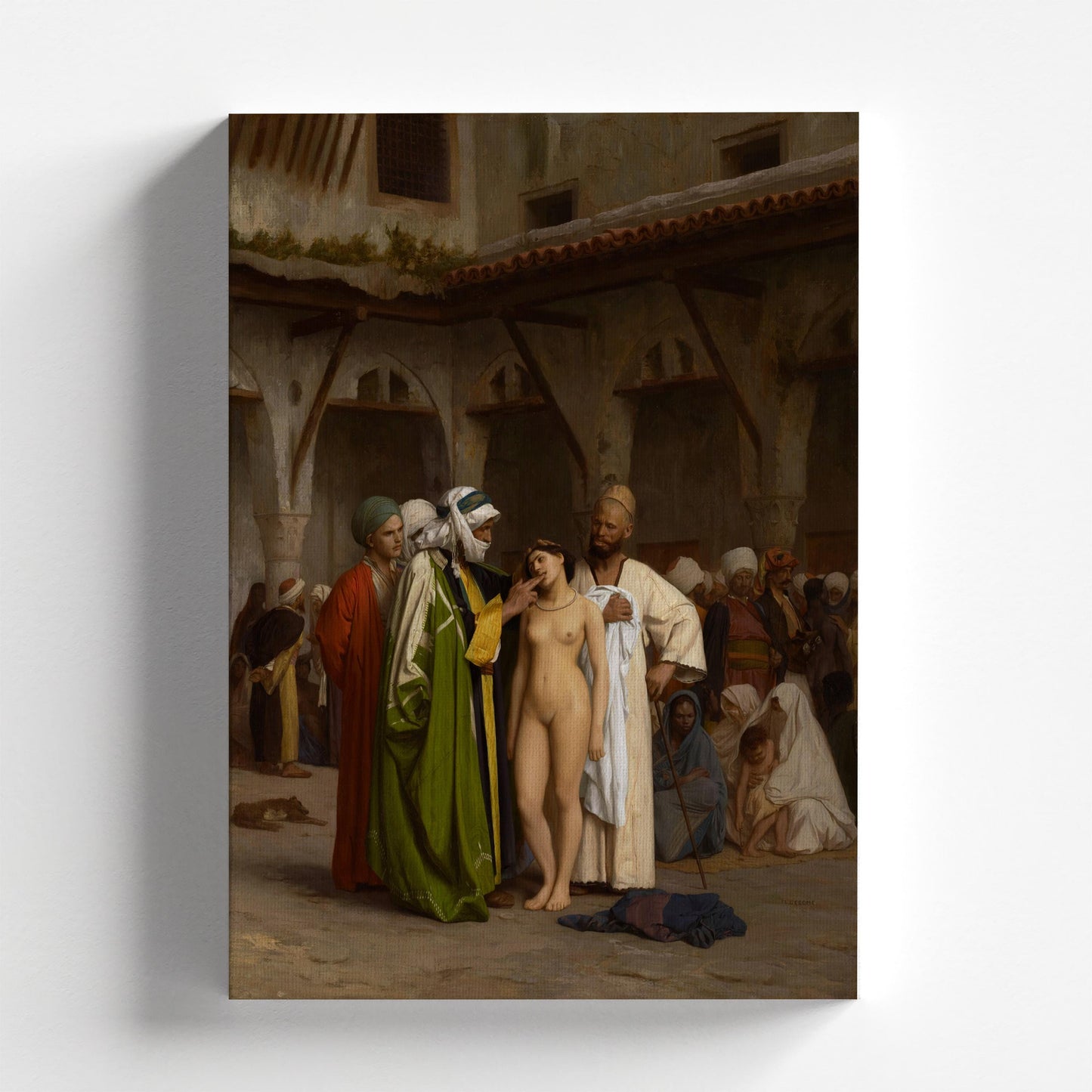 The Slave Market by Jean-Léon Gérôme 1886 | Academic Art Print (D0157)